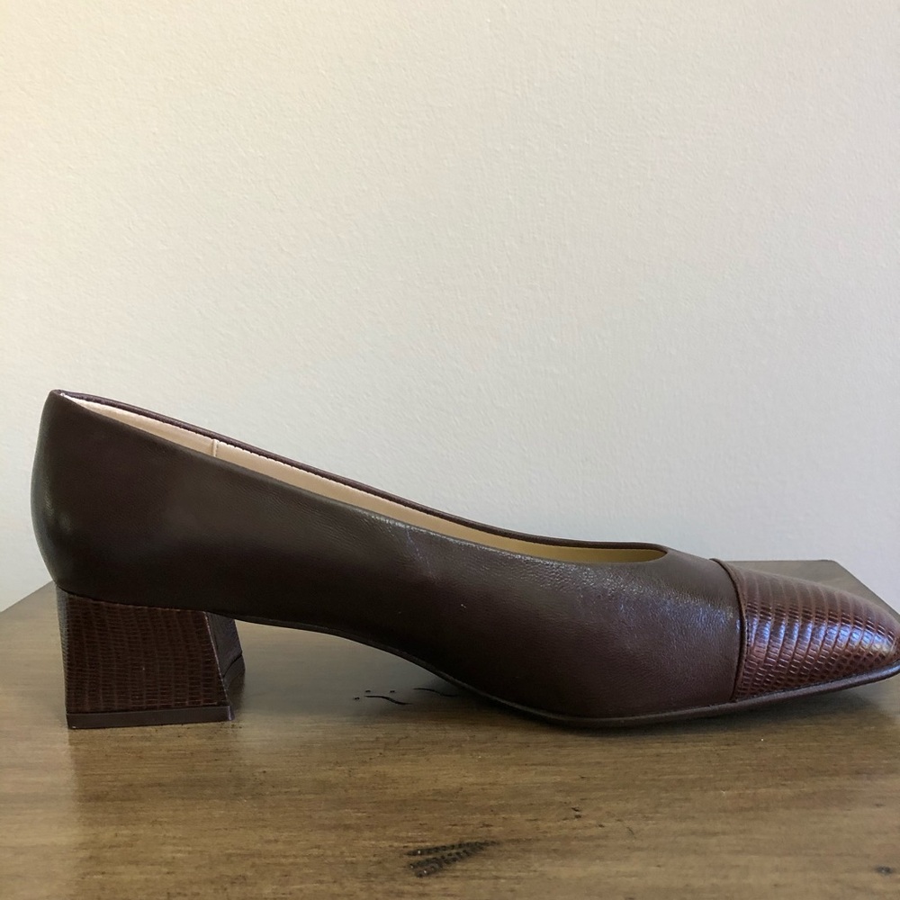 Etienne Aigner * Leather Brown Low Heel* 8.5M